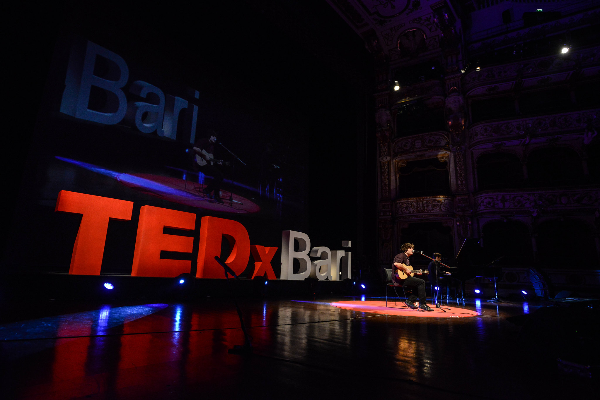 Musicista sul palco