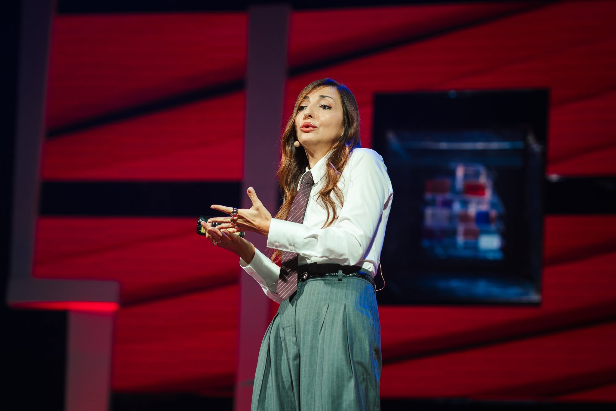 Federica Cacciola sul palco