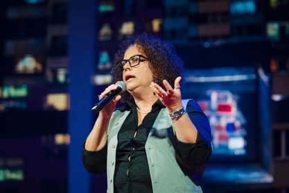 Letizia Carrera sul palco