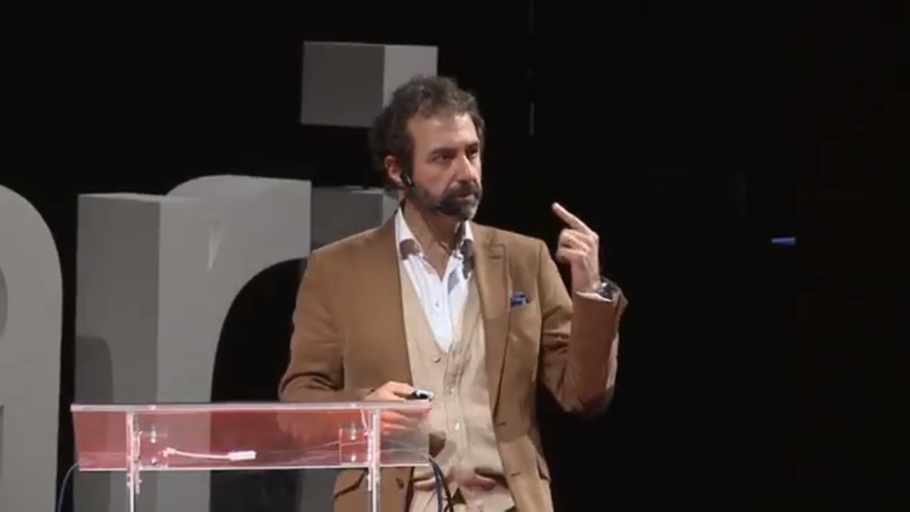 Luca del Monte sul palco
